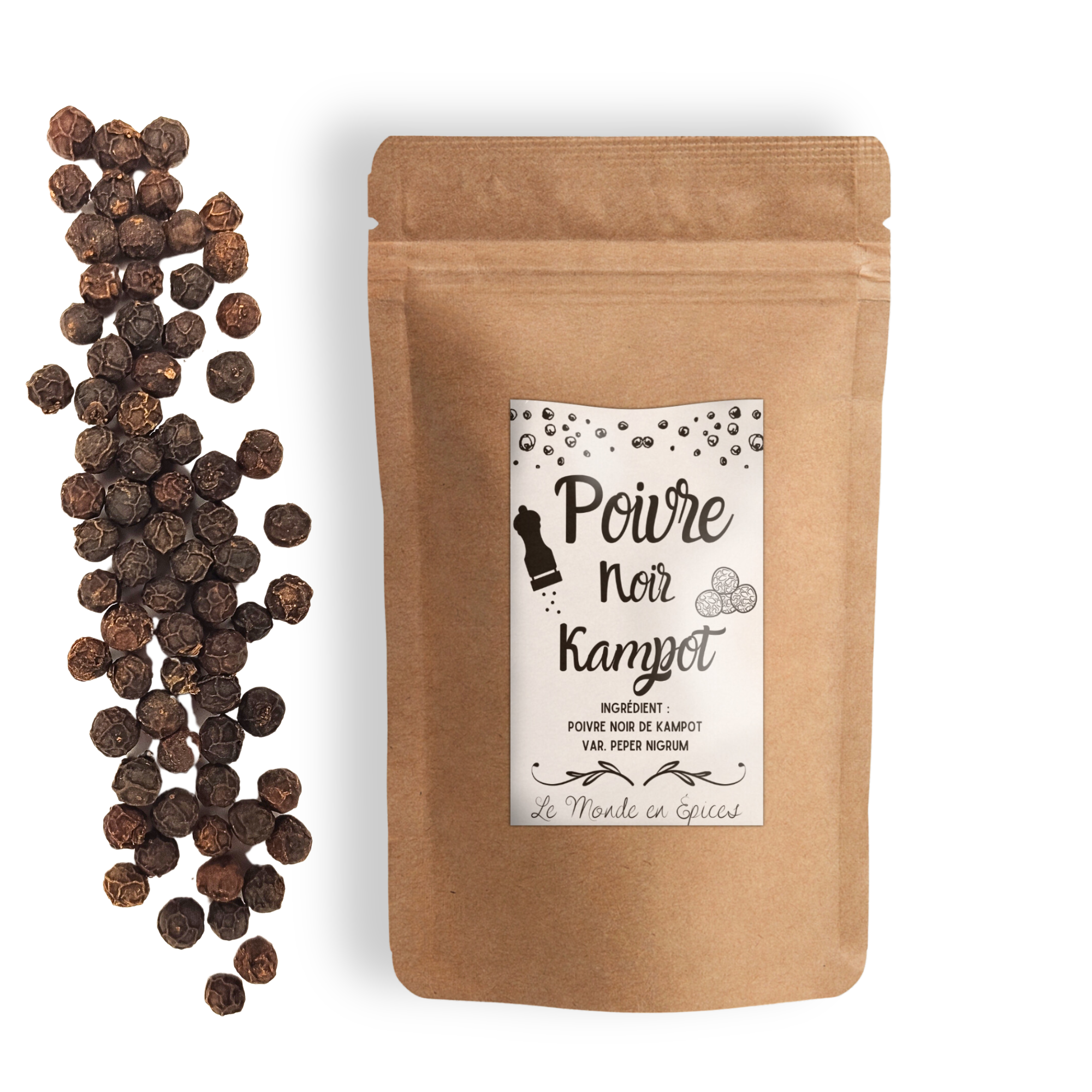 Schwarzer Kampot-Pfeffer